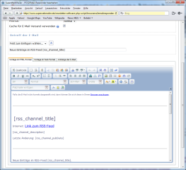 PHP Newsletter Software Automatischer Versand von RSS-Feed-Eintrgen als E-Mail